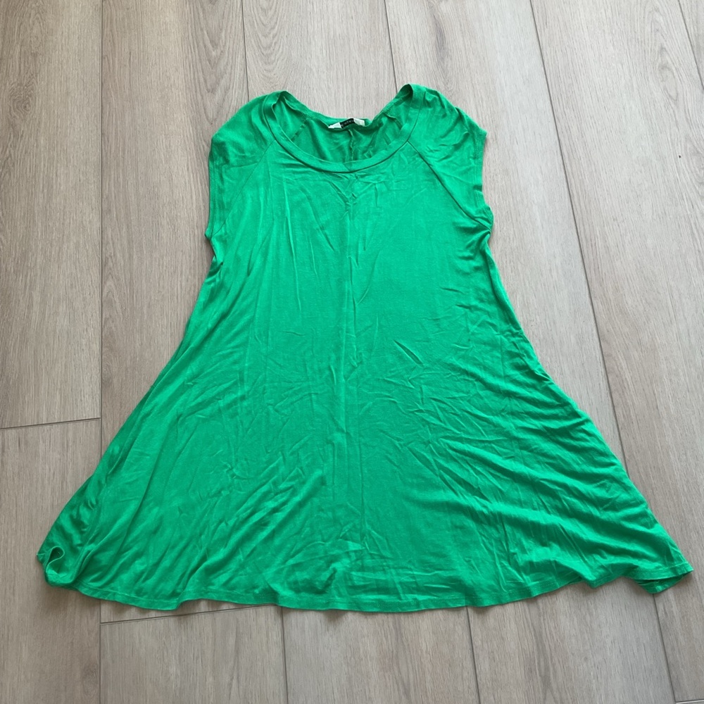 Green Women's swing dress